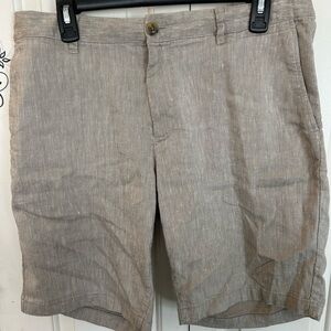 Fairlane Mens Linen Blend Shorts Size 35 Shorts